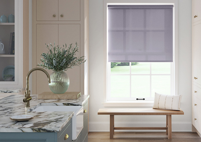 Roma, Light Purple - Twist&Fit Roller Blind - Image 3